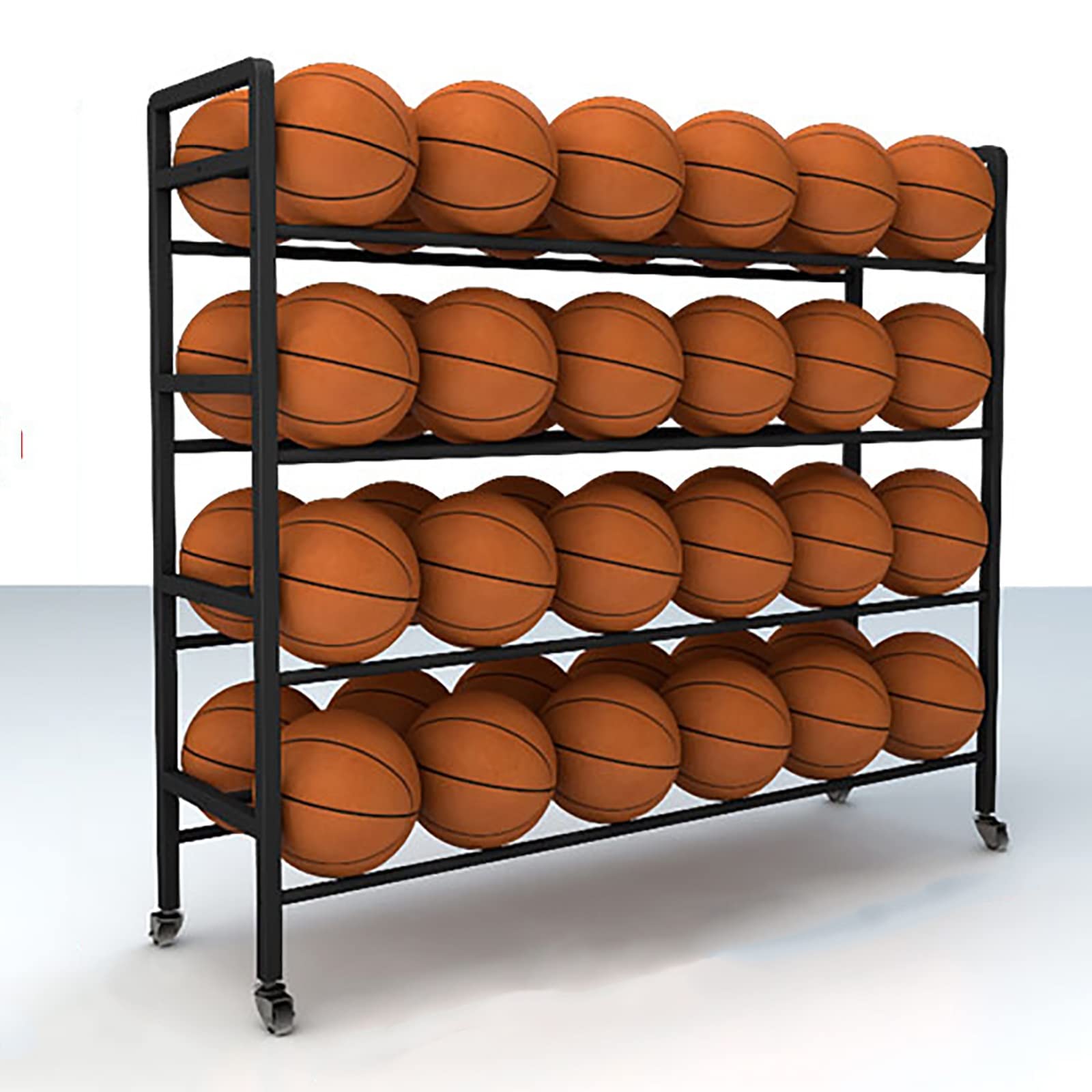 Amazon.com: Sports Ball Storage Stand Black Heavy Duty Ball